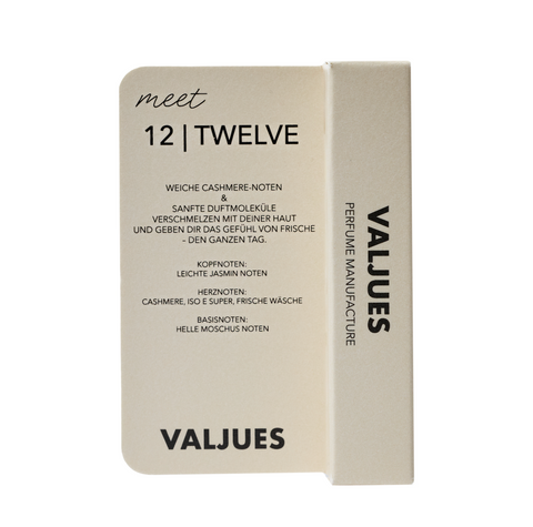 VALJUES -  12 | TWELVE  Eau de Parfum